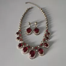 Europe style upgrade necklace & earrings set