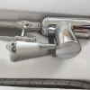 Upgrade dual outlets sliver chrome color family kitchen faucet