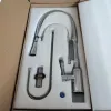 Upgrade dual outlets sliver chrome color family kitchen faucet