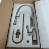Upgrade dual outlets sliver chrome color family kitchen faucet