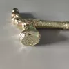 golden plating lengthen retro old style faucet tap